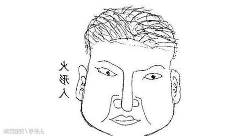 火形人 面相